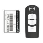 2010-2012 Mazda 6 Genuine Smart Key 3 Button 433MHz 5WK434O3D GSYD-67-5RYA (1)
