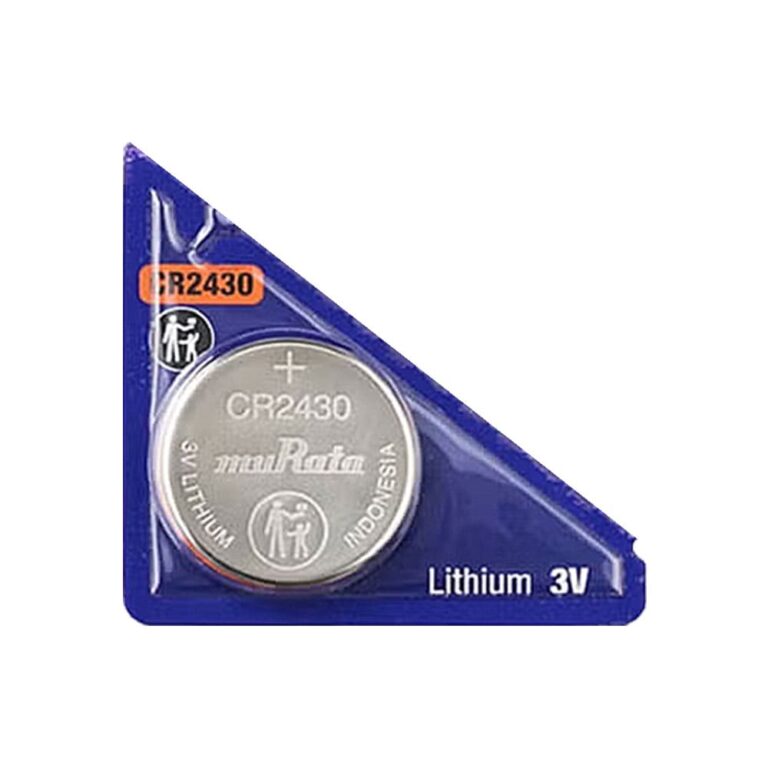 Murata CR2430 300mAh 3V Lithium (LiMnO2) Coin Cell Battery