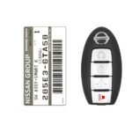 2021 Genuine Nissan Rogue Smart Remote Key 4 Button 433MHz KR5TXN3 285E3-6TA5B (1)