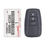 2019-2023 Toyota RAV4 Genuine Smart Key 3 Button 433MHz B2T2K2R 8990H-42190 (1)