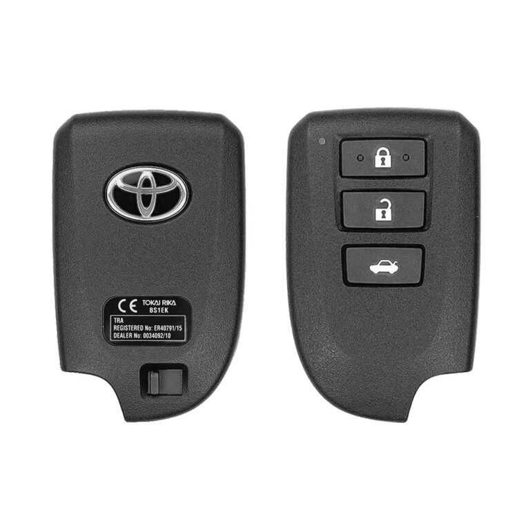 2014 Toyota Vios Yaris Genuine Smart Remote Key 3 Button 433MHz BF2EK 89904-52492