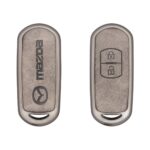 Zinc Alloy and Leather Key Cover 2 Button For Mazda CX-5 Smart Key (1)