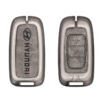 Zinc Alloy and Leather Key Cover Case 3 Button For Sonata Tucson Veloster (1)