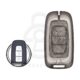 Zinc Alloy and Leather Key Cover Case 3 Button For Sonata Tucson Veloster