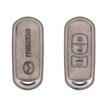 Zinc Alloy and Leather Key Cover 3 Button For Mazda 3 / 6 / CX-5 / CX-9 (1)