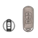 Zinc Alloy and Leather Key Cover 3 Button For Mazda 3 / 6 / CX-5 / CX-9