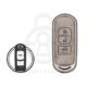 Zinc Alloy and Leather Key Cover 3 Button For Mazda 3 / 6 / CX-5 / CX-9