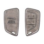 Zinc Alloy and Leather Key Cover 6 Button For 2021-2022 Cadillac Escalade Smart Key YG0G20TB1 (1)