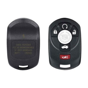 2005-2007 Cadillac STS Keyless Entry Remote 5 Button 315MHz M3N65981403 15212383 USED