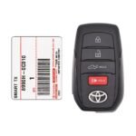 2022 Toyota Tundra Genuine Smart Key 4 Button 312.11/314.35MHz HYQ14FBX 8990H-0C010 (1)