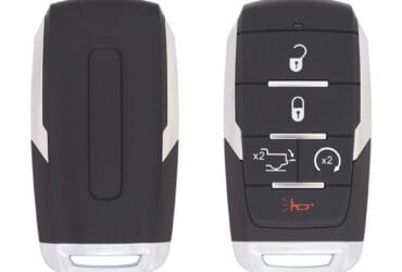 2019-2025 Dodge RAM Smart Key Remote Shell Cover Case 5-Button