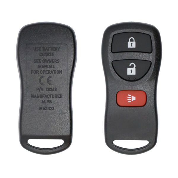 2010 Genuine Nissan Tiida Keyless Entry Remote 3 Button 433MHz USED