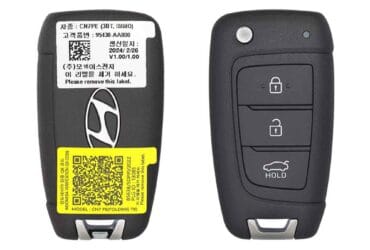 2024 Genuine Hyundai Elantra Flip Key Remote 3 Button 433MHz 95430-AA800 OEM