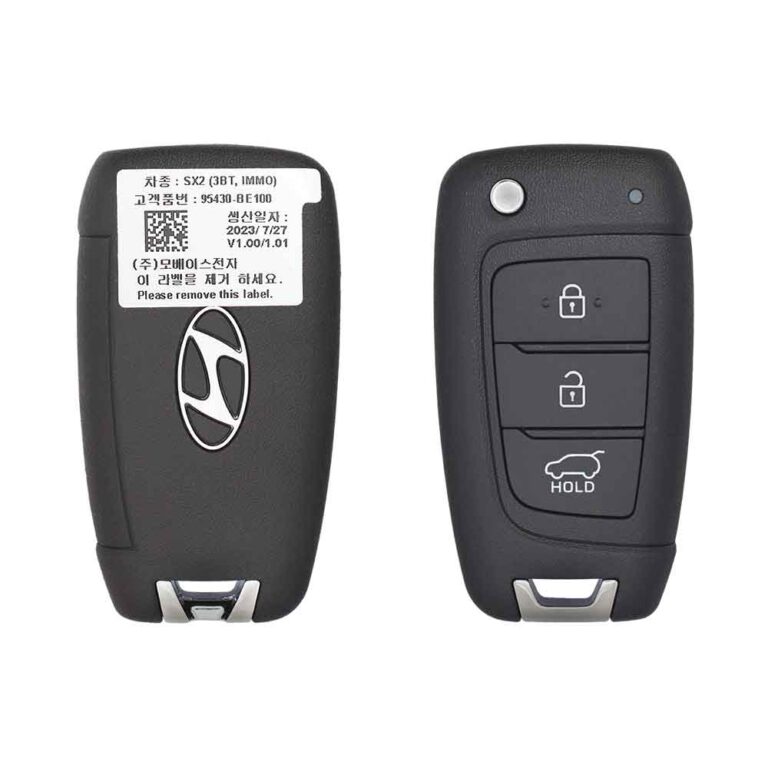 2024 Genuine Hyundai Kona Smart Key 3 Button 433MHz RKE-4F49 95430-BE100 OEM