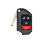 2018-2024 Jeep Wrangler Gladiator Smart Flip Key Remote 4 Button 433MHz 68416784AA OEM (3)