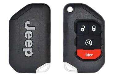 Clé intelligente rabattable Jeep Wrangler Gladiator 2018-2024 4 boutons 433MHz 68416784AA
