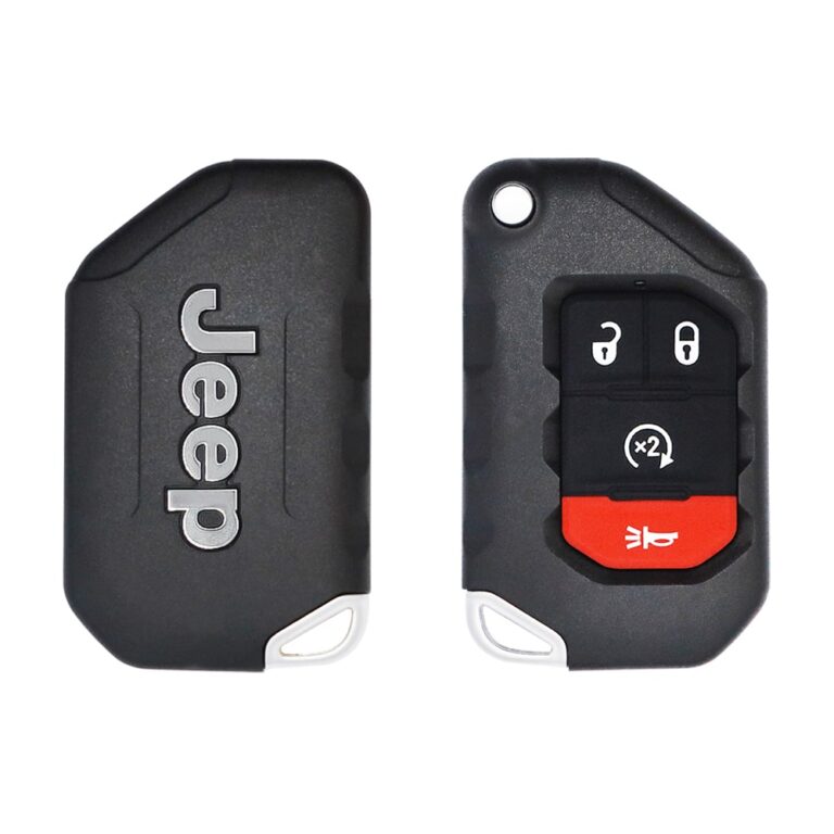 2018-2024 Jeep Wrangler Gladiator Smart Flip Key Remote 4 Button 433MHz 68416784AA OEM