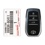 2022-2023 Toyota Land Cruiser GR Smart Key 3 Button 433.92MHz B3N2K2A 8990H-60411 OEM (1)