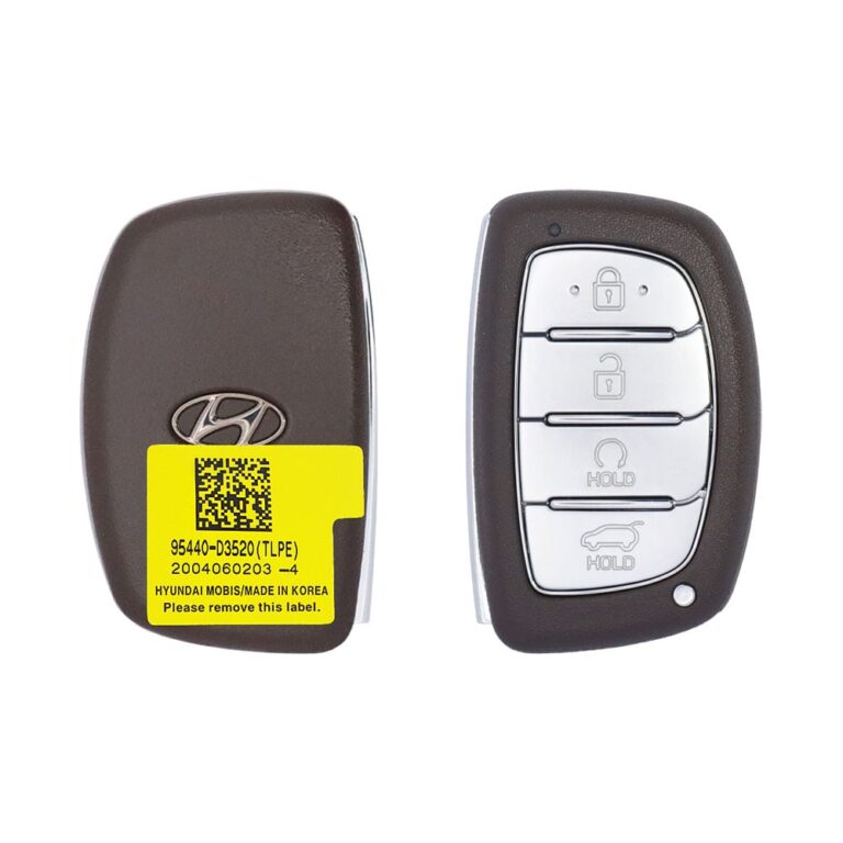 2019 Genuine Hyundai Tucson Smart Remote Key 4 Button 433MHz 95440-D3520 OEM