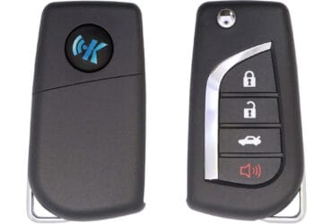 Clé pliante universelle Keydiy KD télécommande 4 boutons série B type Toyota B13-4