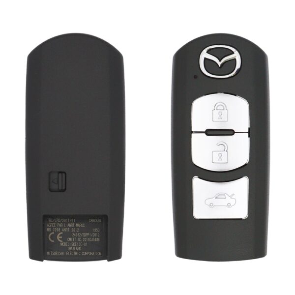 2014-2017 Original Mazda 3 / 6 Smart Key 3 Button 433MHz SKE13E-01 GHY1-67-5DY