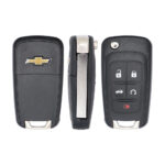 2013-2015 Original Chevrolet Malibu Impala Flip Key Remote 5 Button 433MHz 13586118