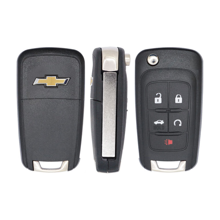 2013-2015 Original Chevrolet Malibu Impala Flip Key Remote 5 Button 433MHz 13586118