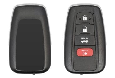 2013-2018 Coque de clé intelligente à distance Toyota 4 boutons modifiée pour carte Lonsdor
