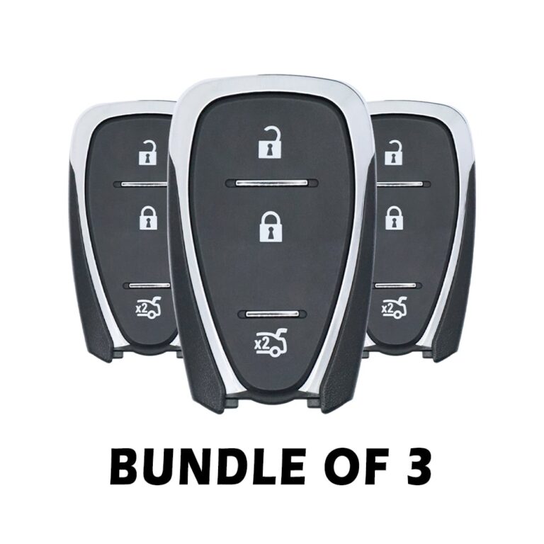 Pack of 3 2016-2020 Chevrolet Camaro Cruze Smart Key 3-Button 433MHz 13584516 (OEM)