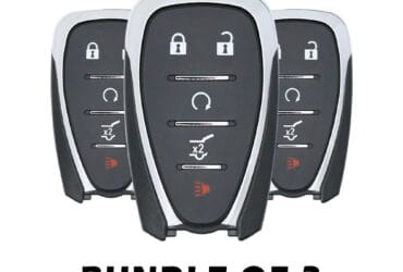 3 X 2018-2021 Original Chevrolet Equinox Smart Key 5-Button 315MHz 13584498 (OEM)