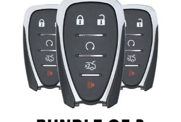3 X 2016-2020 Original Chevrolet Cruze Camaro Smart Key 5-Button 433MHz 13529662 OEM