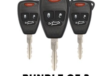 3 X 2005-2014 Chrysler Jeep Dodge Remote Head Key 4 Button 315MHz 5175815AA USED