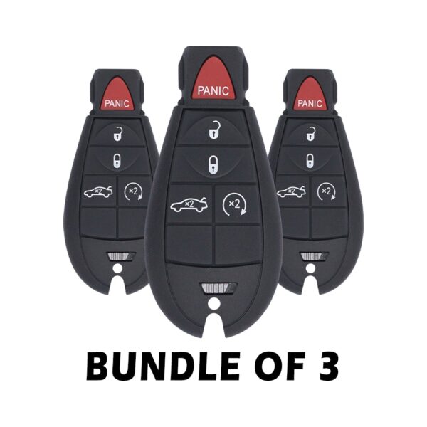 3 X 2012-2016 Original Dodge Dart Fobik Key 5 Button 433MHz 56046773AA OEM