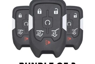 3 X 2015-2020 GMC Yukon clé intelligente 6 boutons 433MHz 13580808