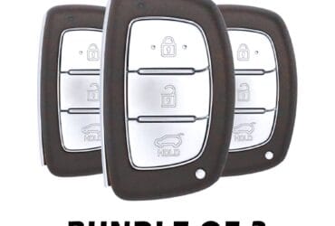 Lot de 3 clés intelligentes Hyundai Tucson 2019 3 boutons 433MHz 95440-D3500