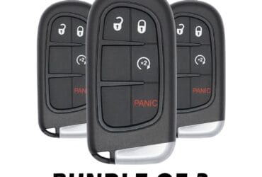 3 X 2014-2023 Jeep Cherokee clé intelligente 4 boutons 433MHz 68105078AC 68105078AG