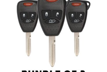 3 X 2005-2009 Jeep Chrysler Dodge Remote Head Key 4 Button 433MHz Y160 Aftermarket