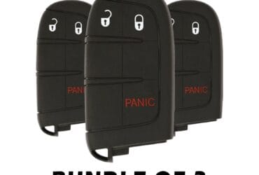 Lot de 3 clés intelligentes Jeep Renegade 2015-2021 433MHz 3 boutons 6MP33DX9AA d'occasion