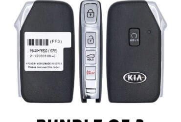 3 X 2018-2022 Genuine KIA K7 Smart Key 5 Button 433MHz 95440-F6510 (OEM)