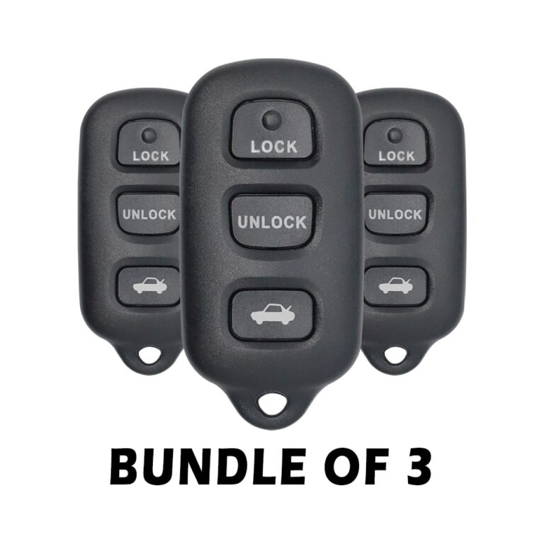 3 X 1998-2001 Genuine Lexus ES300 LS400 Remote 304MHz 4-Button HYQ1512P (USED)