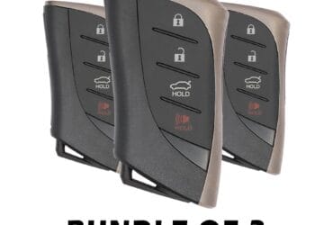 3 X 2020-2023 Lexus ES LS500 Smart Key 4-Button 315MHz 8990H-06021 Aftermarket