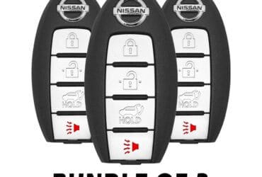 Pack of 3 2015-2017 Nissan Murano Pathfinder Smart Key 4 Button 433MHz S180144323