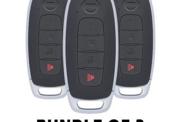 Pack of 3 2023-2024 Nissan Rogue Smart Key 433MHz 4 Button 285E3-6RA5A Aftermarket