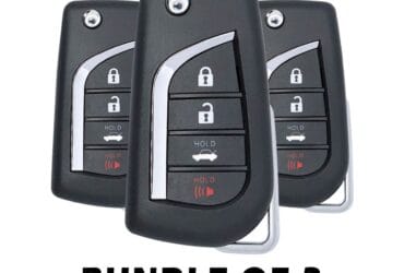 3 X 2018-2022 Toyota Camry Flip Remote Key 4 Button 314.35MHz 251451-7150 PCB USED