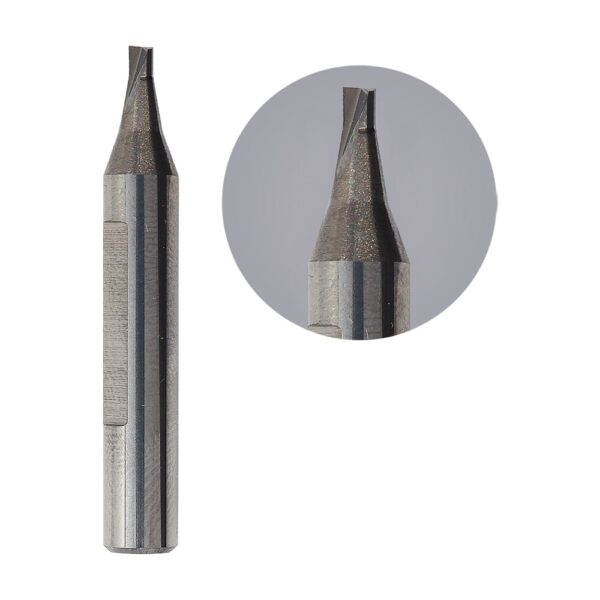 Solid Carbide End Mill Cutter φ2.0xD6x40Lx2T Model CH-GW20