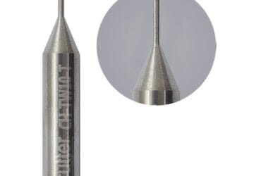 Solid Carbide End Mill Cutter And Tracer Point φ1.0x6.0xD6x35 CH-TW10-T For 2M2 Magic Tank