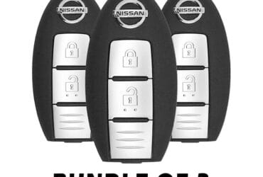 Pack of 3 3 X 2016-2018 Nissan Murano Pathfinder Smart Key 2 Button 433MHz 285E3-5AA0C (OEM)