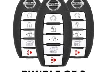Pack of 3 2013-2016 Nissan Pathfinder Smart Key 5 Button 433MHz 285E3-9PB5A (USED)