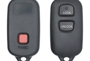 1999-2008 Coque de télécommande d'entrée sans clé Toyota à 3 boutons compatible avec GQ43VT14T