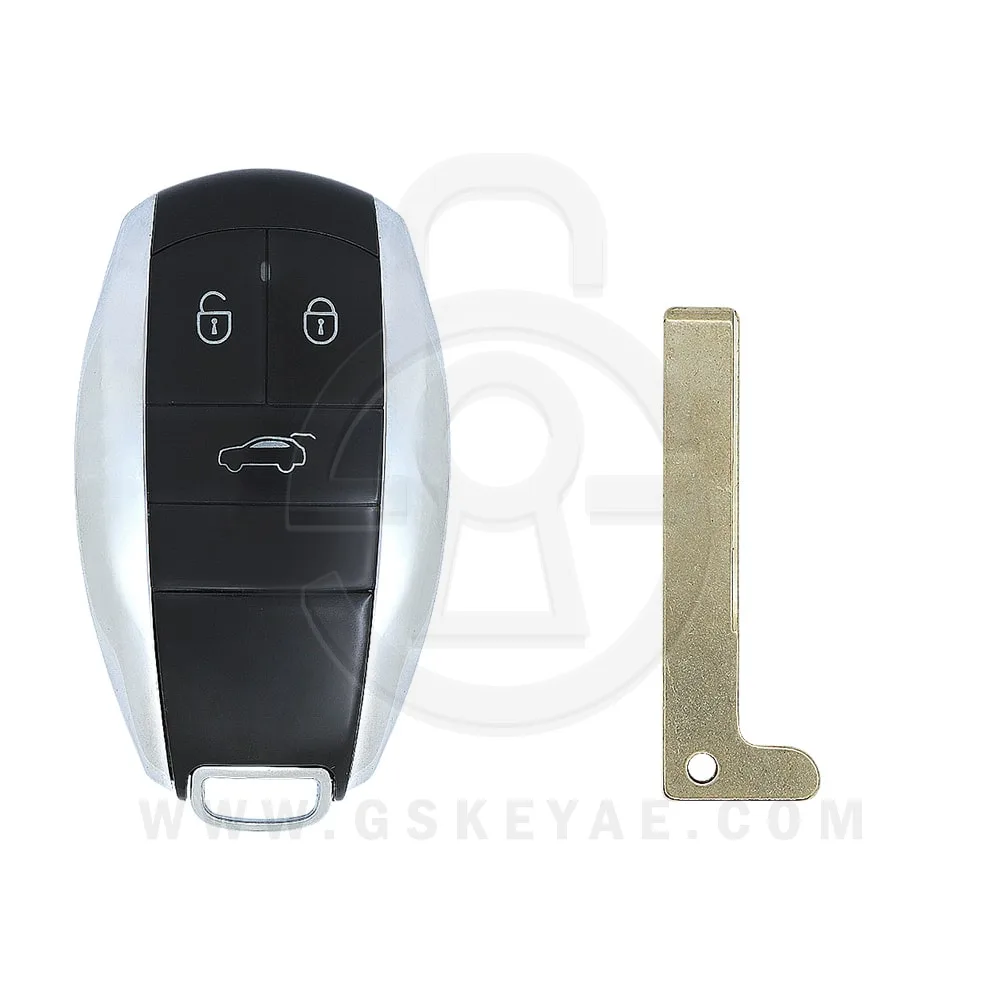 Coque de clé intelligente télécommande Bentley Bentayga 2019-2021 à 3 boutons pour 2AHMV-YK1
